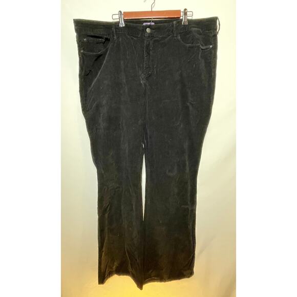 NYDJ Women's‎ Plus Size Barbara Bootcut Jeans in Corduroy - Size 24W - In Black - Picture 2 of 11